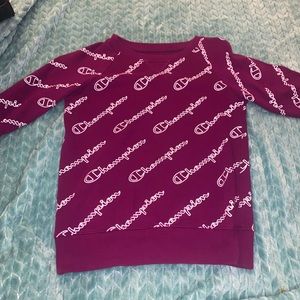 kids champion sweat shirt , size -medium youth .